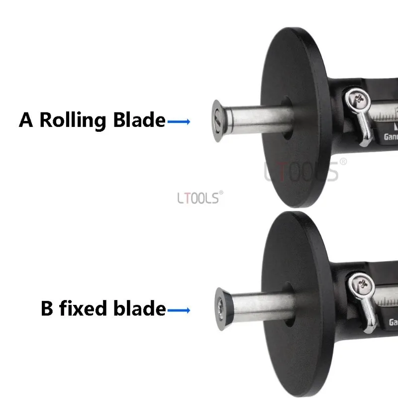 Woodworking European Style Scriber Parallel Drawing of Lines Using A Hard Alloy Blade Woodworking Wheel Marking Gauge 0-12mm DIY