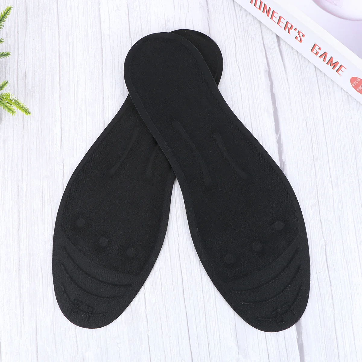 1 Pair Glycerol Liquid Insoles Sweat-absorbing Shoe Pads Depression Foot Massage Cushion Size XS