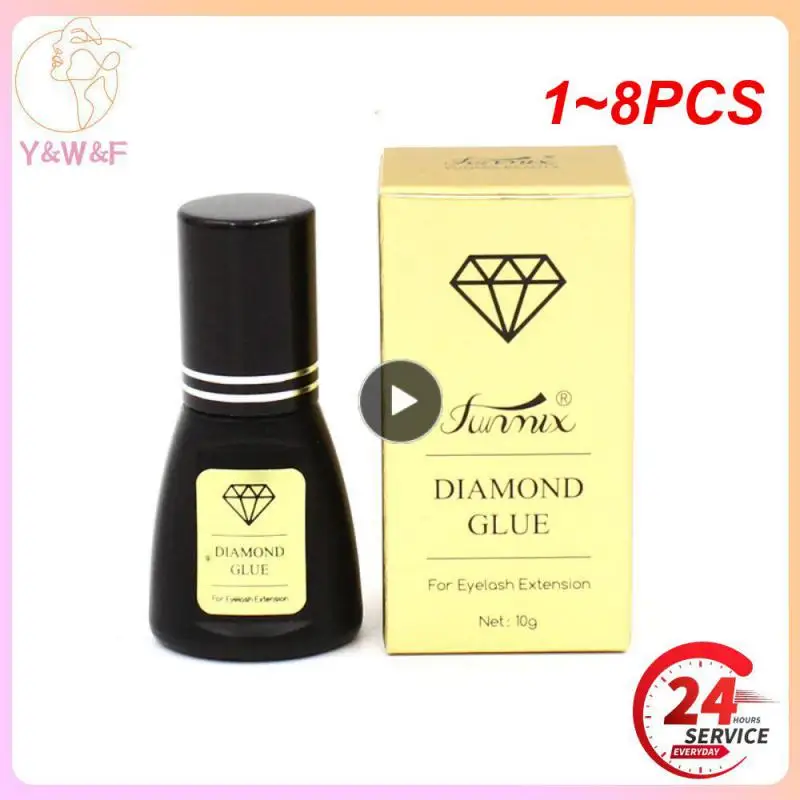 

1~8PCS New 1 Second Glue Nano Profession Eyelash Extension Glue Keep 60 Low Odor