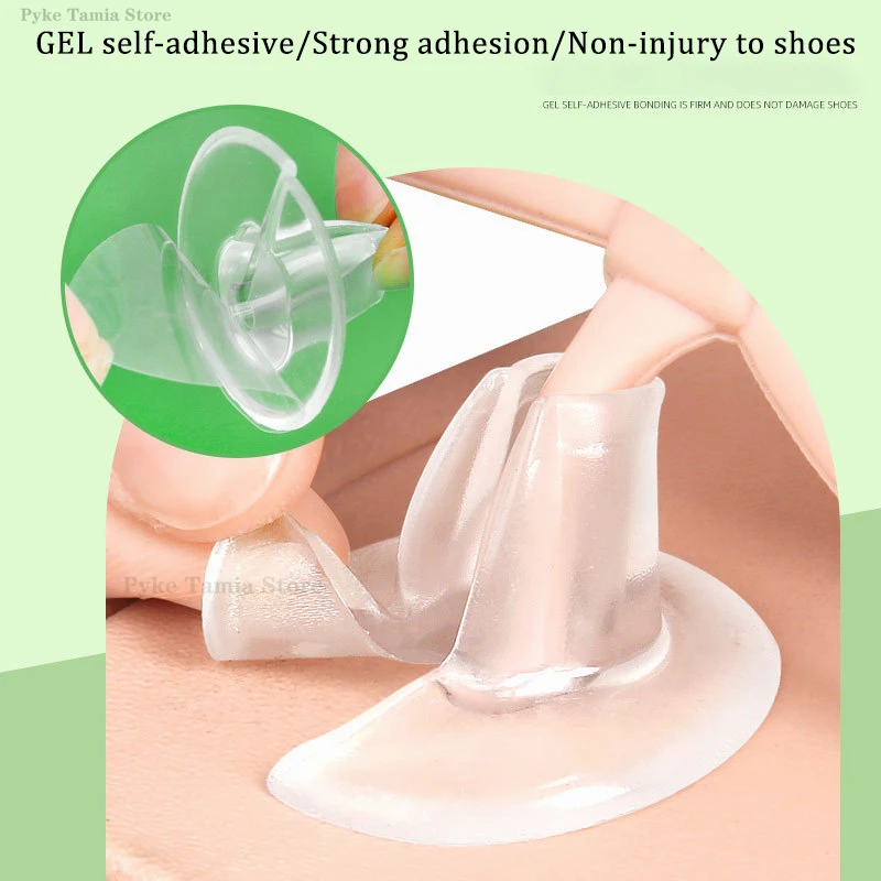 4pcs Flip-flop Front Cushion Half-size Stickers Adhesive GEL Anti-Slip Forefoot Pads Pain Relief Insoles Foot Care Shoes Inserts