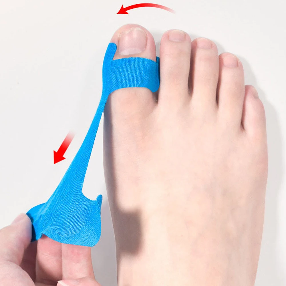 10PCS Bunion Corrector & Pain Relief Kinesiology Athletic Tape For Bunions & Turf Toe Big Toe Spacer/Separator/Straightener Tape