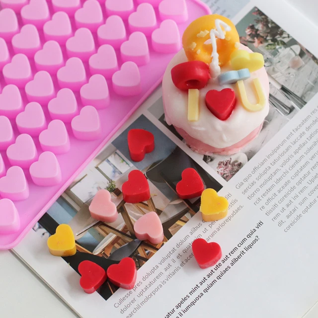 Heart Shaped Candle Making Molds  Silicone Molds Hearts Candle - Candle  Silicone - Aliexpress