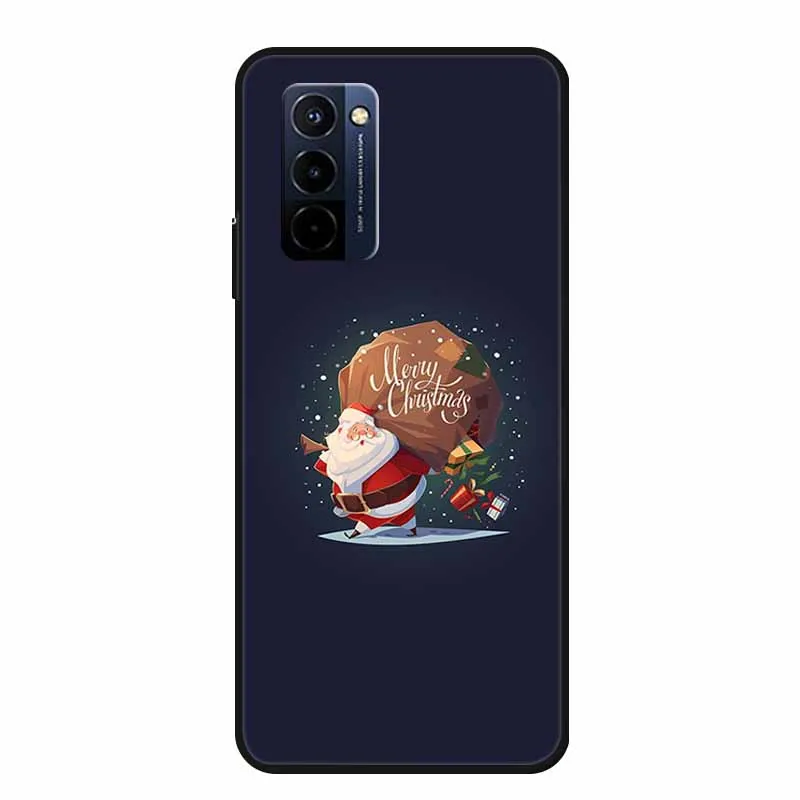 Festive Holiday-Themed Soft TPU Silicone Phone Cover