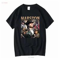 Limité Marston John t-shirt Arthur Vintage années 90 personnage de film Roger Clark pour femmes homme Y2K vêtements vintage lavé 1