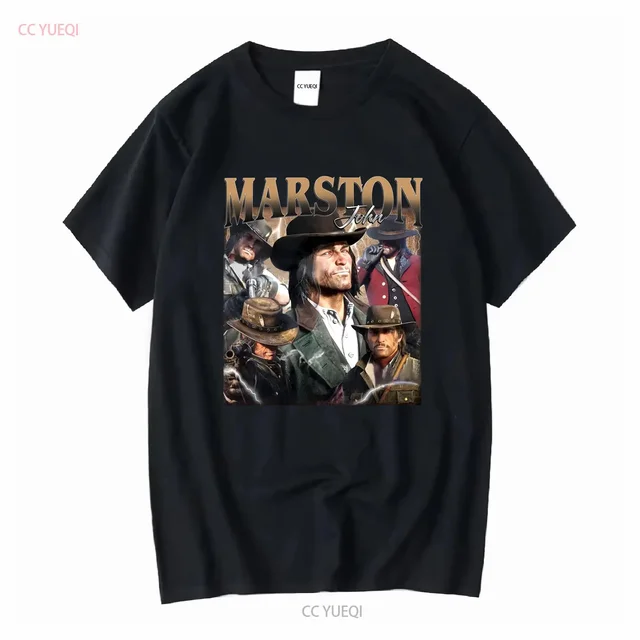 Limité Marston John t-shirt Arthur Vintage années 90 personnage de film Roger Clark pour femmes homme Y2K vêtements vintage lavé 1
