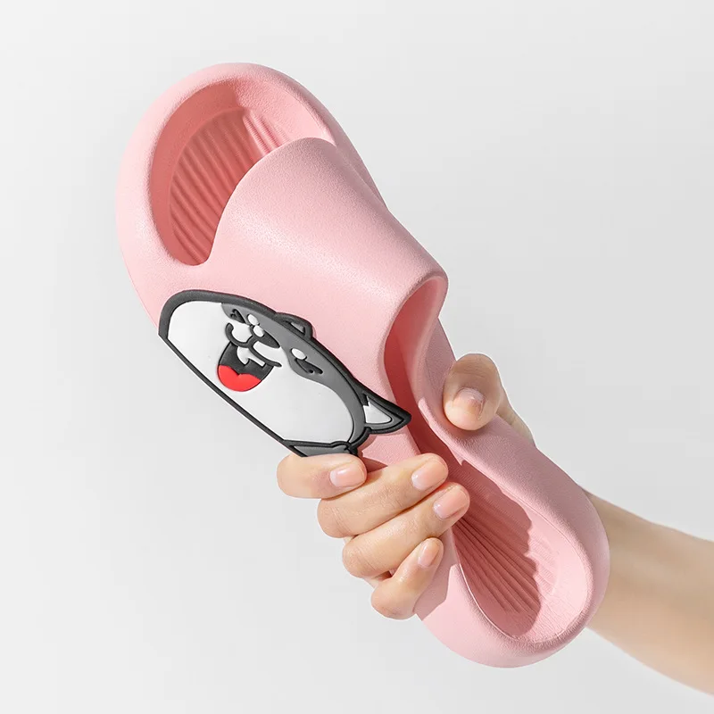 Lovely Summer Home Bathroom Slippers Female Non-slip Bath Couples Trample Shit Feeling Cool Hotel Slippers Male Summer Wholesale