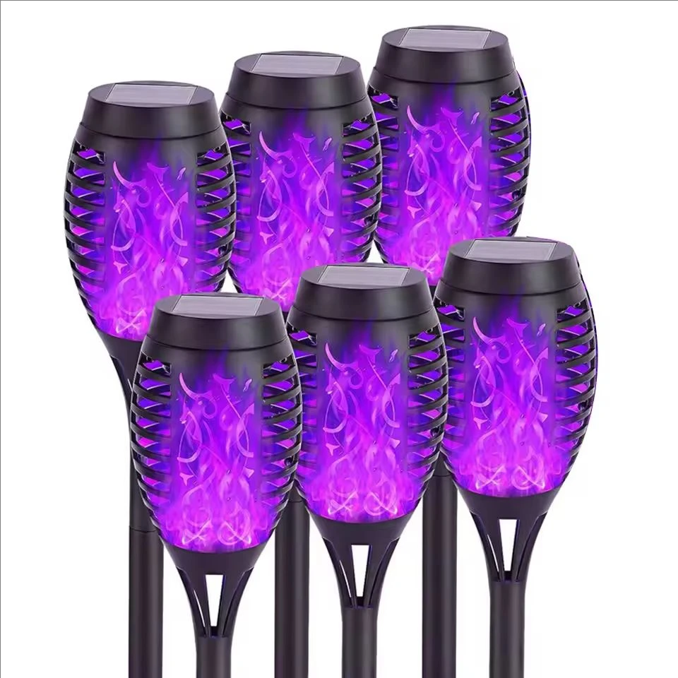 ตัวเลือกสินค้า โคมไฟพลังงานแสงอาทิตย์ 6 แพ็ค 12 LED RGB กันน้ำ ตกแต่งสวนกลางแจ้ง