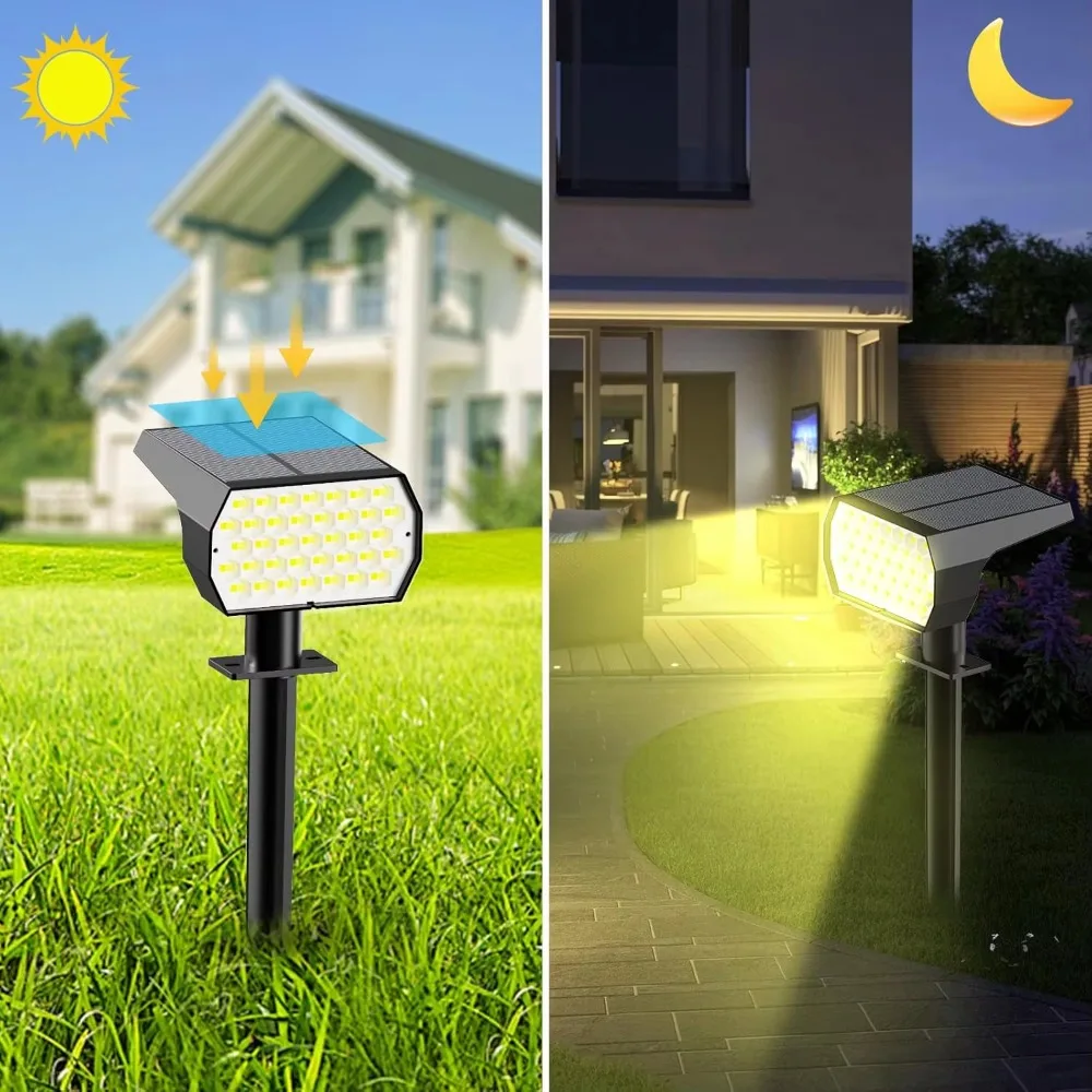 Solar Powered Outdoor Flood Light - 409 LEDs, 7000 Lumens, IP67 Waterproof, Motion Sensor, Remote Control 3 thumbnail image