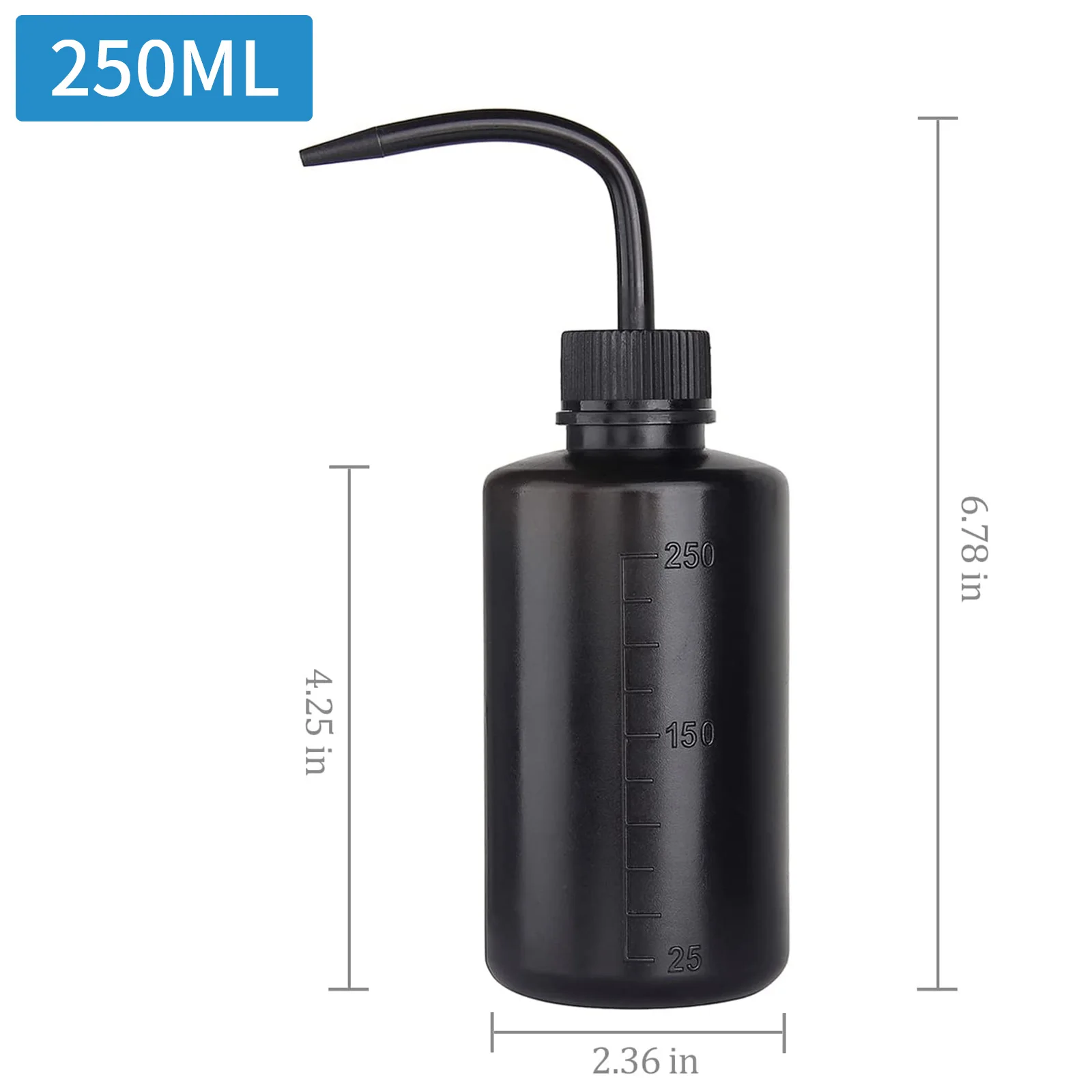 POSEIDON 250/500ml Tattoo Spray Bottle High Quality Plastic Safety Wash Bottles Tattoo Spray Bottle Tattoo Accessories 3