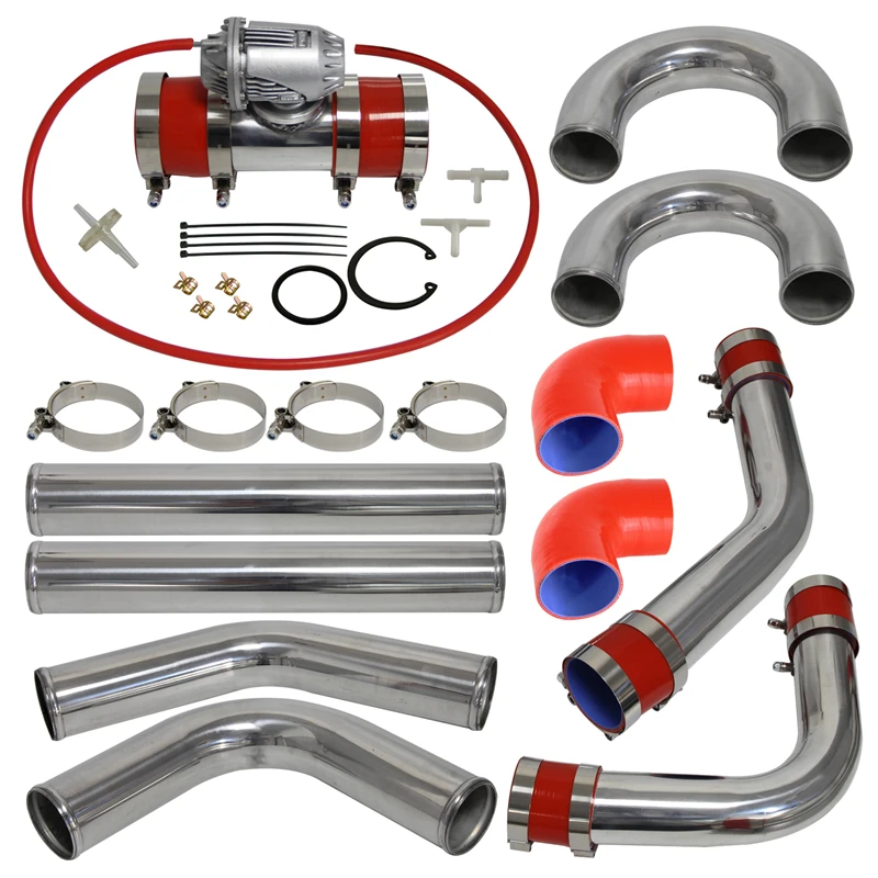 2.75" 70mm Universal Intercooler Piping Kit + BOV Turbo Blow Off Valve