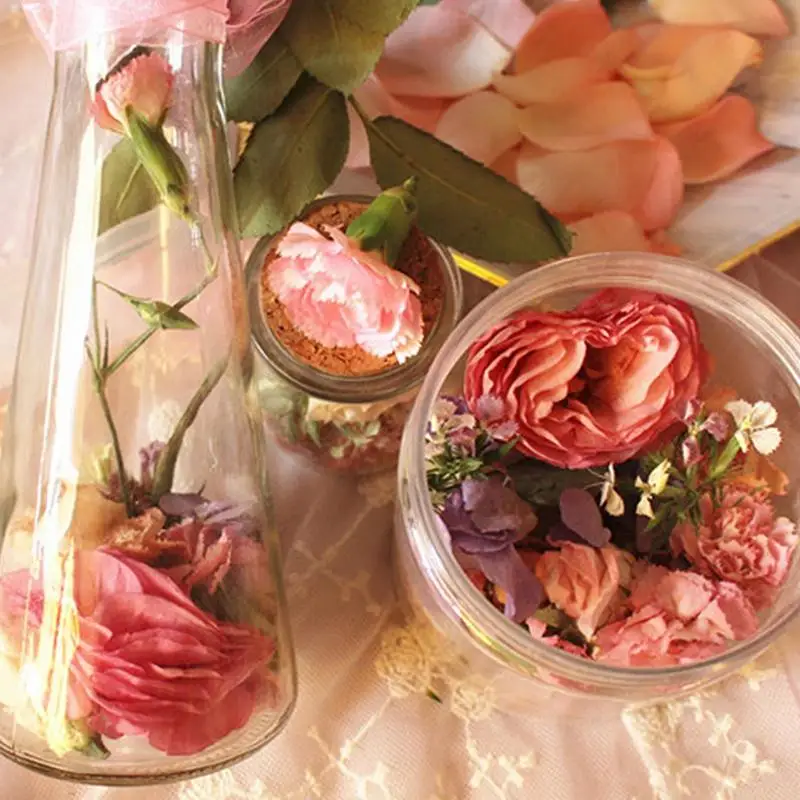 Flower Drying Silica Gel Reusable Desiccant Beads Silica Gel Desiccant Color Indicating Flower Drying DIY Hand-Dried 3D