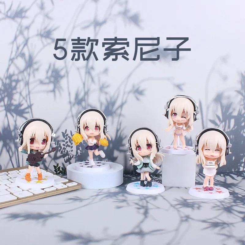 10CM 5PCS/set Japan Anime SUPERSONICO Action Figure Toys