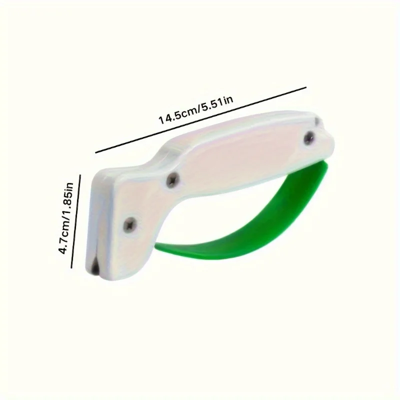 1pc Portable Tungsten Steel Blade Sharpener Manual Sharpening Tool, Suitable for Pocket Knives, Serrated Blades Axes, and Swords