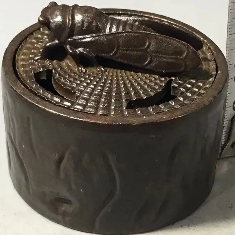 

Old Baojiang Cicada Incense Stove, Tea Ceremony, Favorite Copper Aroma Stove Plate, Home Mosquito Repelle