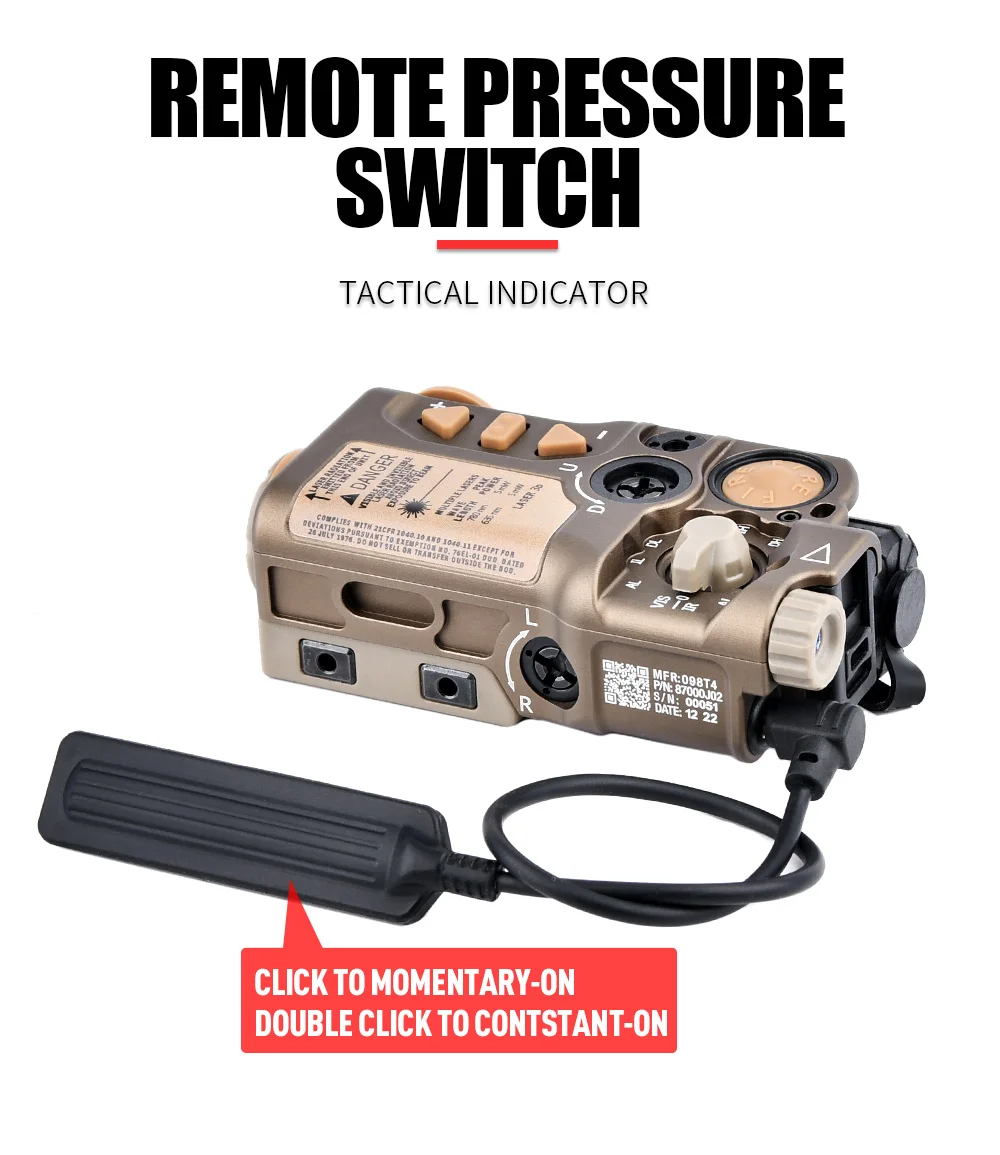 Wadsn Metal RAID-X Sight Red Green Blue IR Laser Strobe Tactical