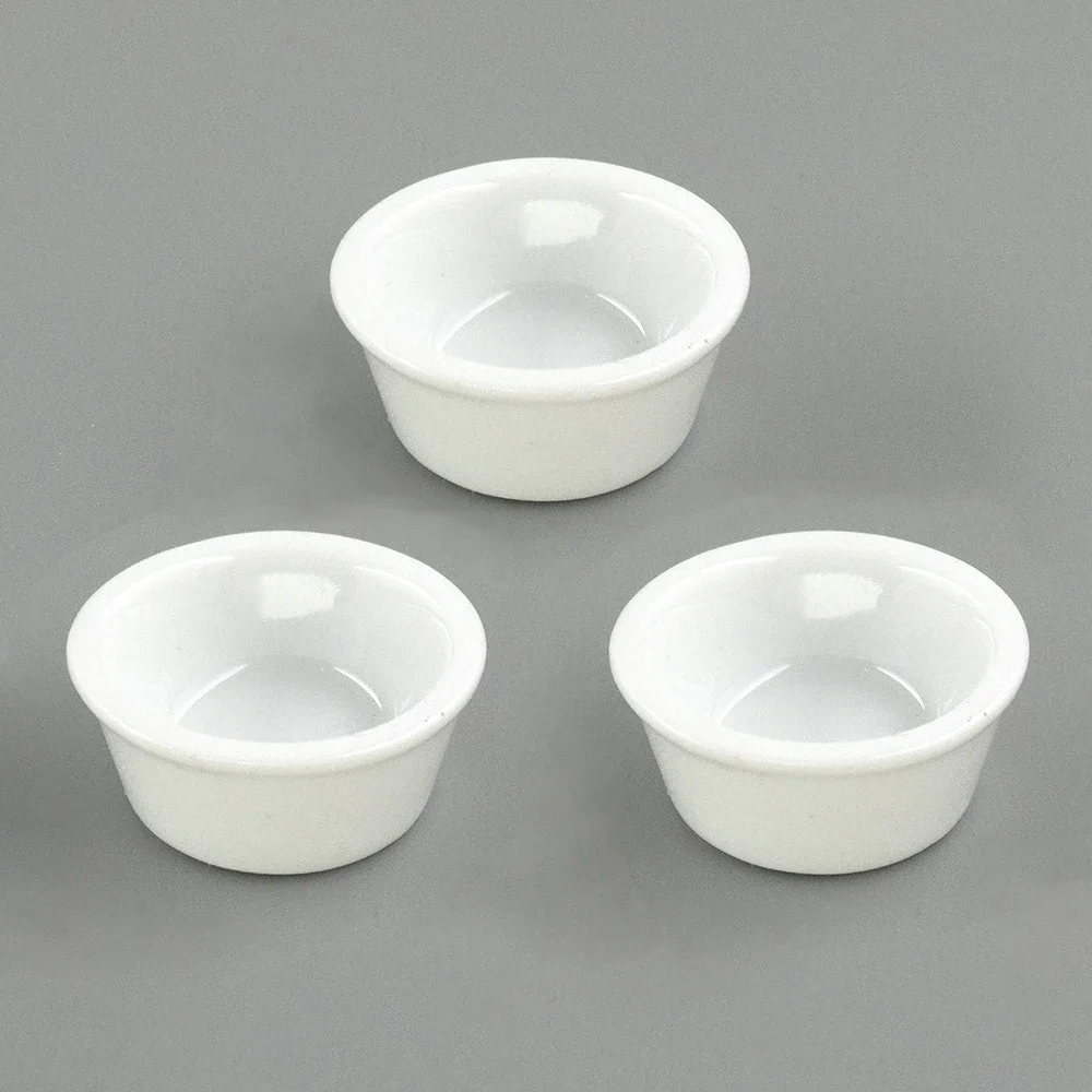 

3Pcs 1/12 Doll House Miniature Ceramic Soup Plate Pot Simulation Kitchen Dish Model for Mini Decoration Dollhouse Accessories