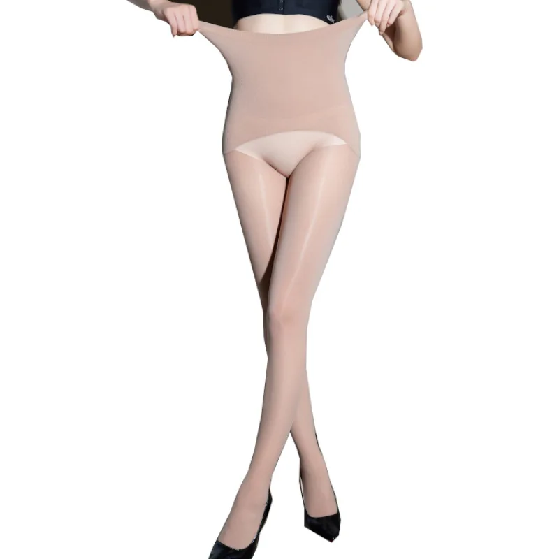 

оптом колготки женские Конский жир блестящий бесшовные колготки высокая талия стройная посадка чулки женские интернет-звезда клуб