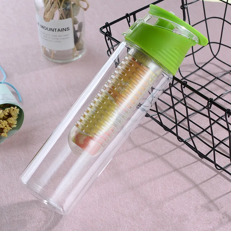 בקבוק מיץ לימון ספורט נייד בנפילת פירות בקבוק מים לטיולים וקמפינג