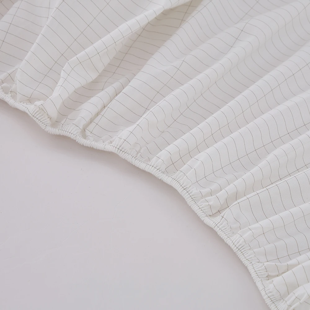 Best Seller! Grounding Fitted Bedsheet, 95% Organic Cotton & 5% Silver, Elastic Edges, Promotes Deep Sleep 4