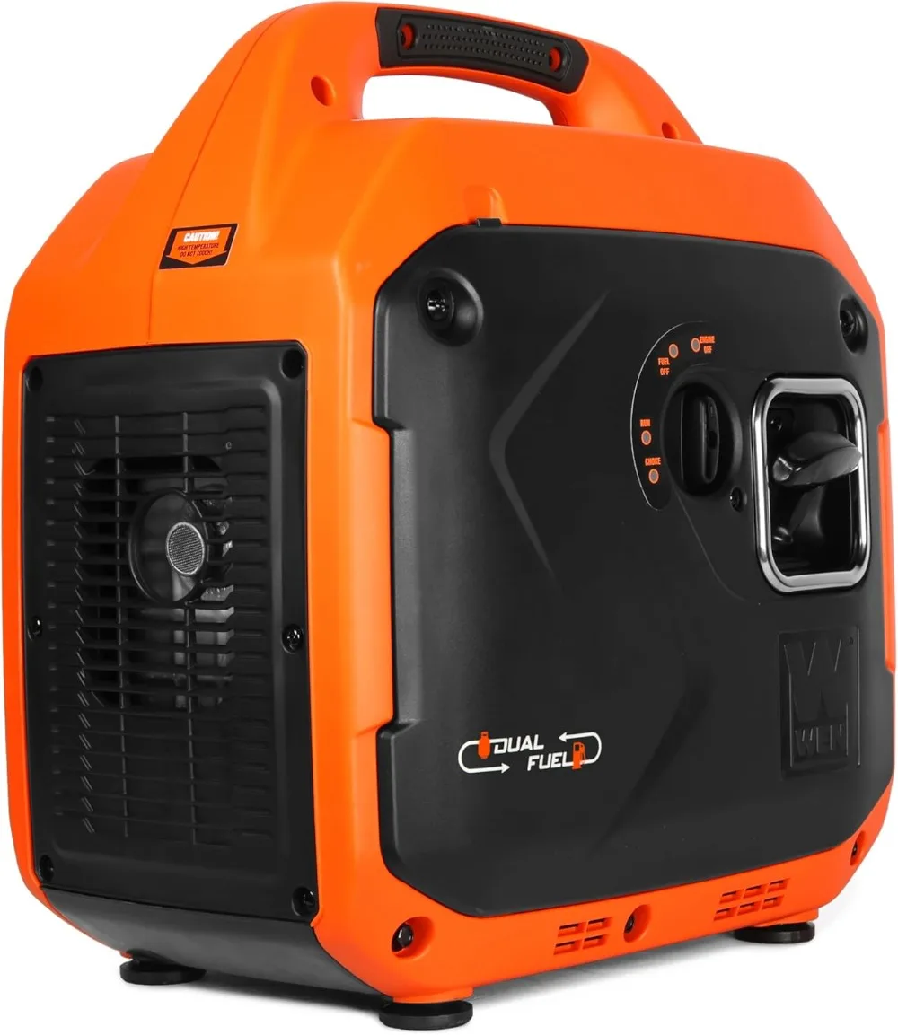 Quiet and Lightweight 3600-Watt Dual Fuel RV-Ready Portable Inverter Generator with Fuel Shut Off and CO Watchdog,120 Volts
