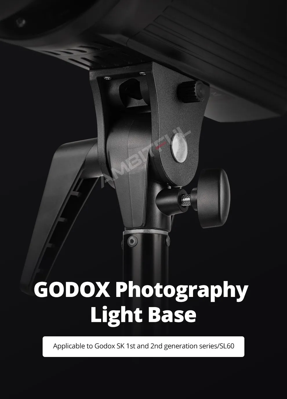 Description Picture 2 of itemGodox SK300 SK300II SK400 SK400II SL-60W Studio Flash Base Bracket Accessories