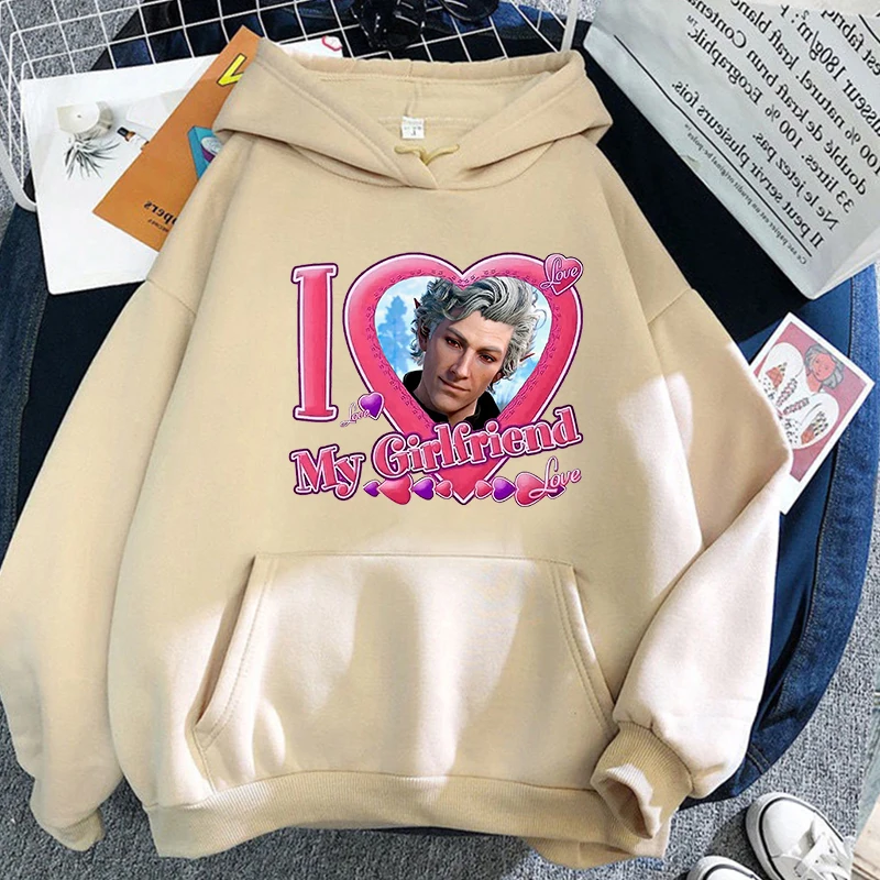 

I LOVE MY GIRLFRIEND ASTARION Hoodie Unisex Fashion Casual Short Sleeve Women Men Sweatshirt 2023 New Fashion Clothes Streetwear
