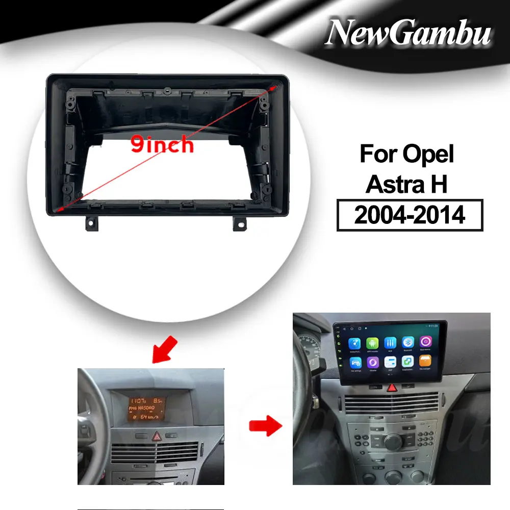 車用ラジオフレーム オペル アストラ H 2006-2014 カーラジオフェイシアフレームパネル 9インチ DVD GPS ナビゲー 9インチ カー フレームフェイシア オペル アストラ H 2006-2014 カーラジオフェイシアフレームパネル DVD GPS ナビ ステレオ鼻隠しフレーム 9インチ  カー ... ラジオパネルフェイシア に適合する オペル インシグニア 2008 2009 2010 2011 2012 2013 9 インチ カ