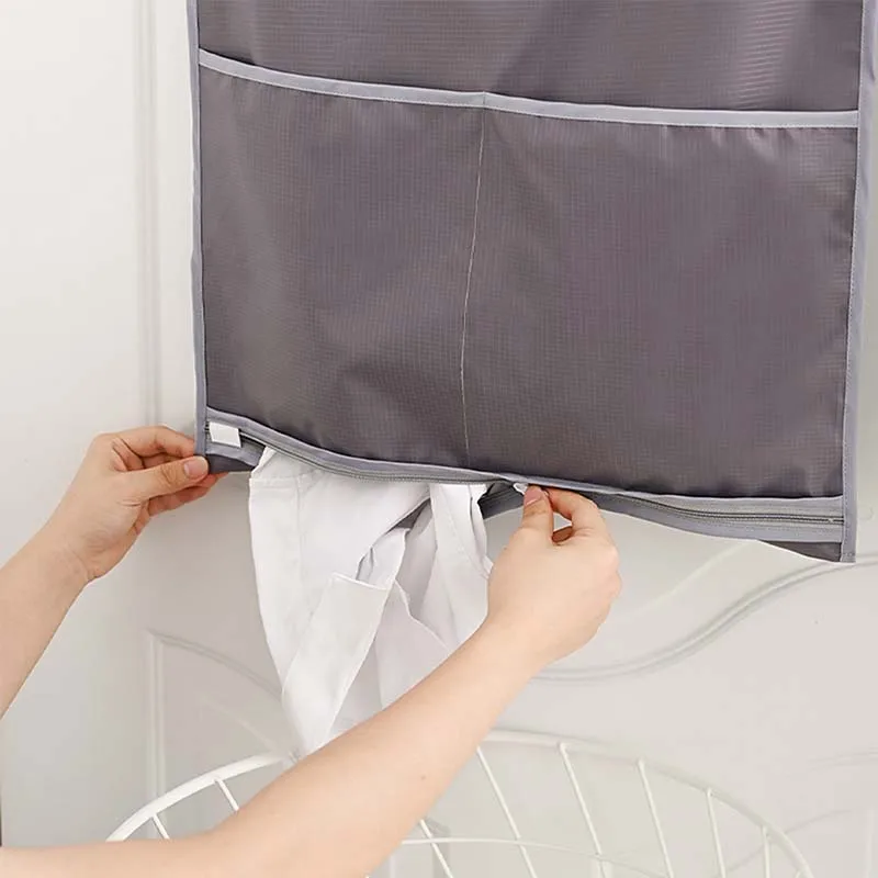 Laundry basket Dirty Clothes organizer Storage Household Large capacity Laundry bag wall-mounted Oxford For washing 3