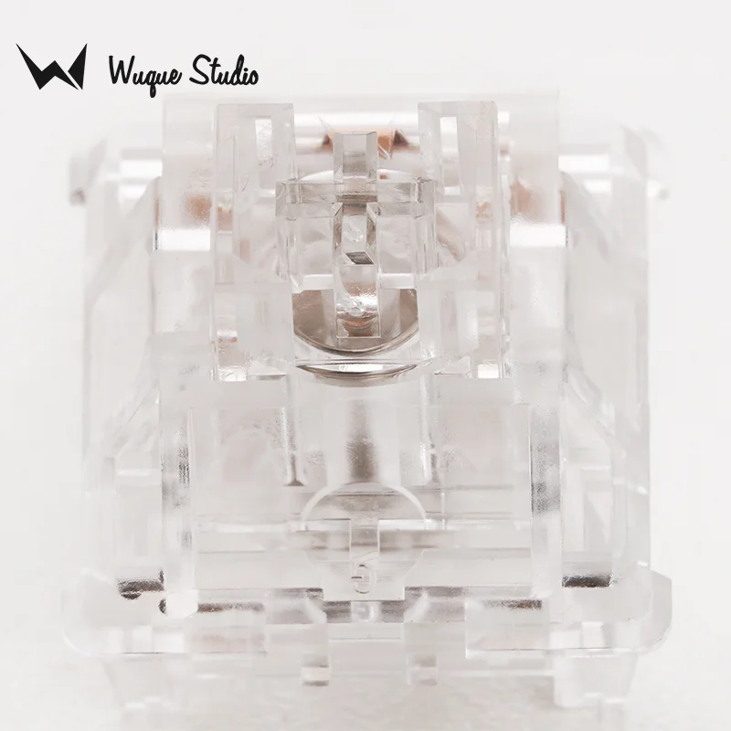 Wuquestudio ws Switch Completo Translúcido Habitação de Computador Haste de Náilon Feedback Linear 35 Pcs Fot Teclado Mecânico Personalizado - Imagem 5