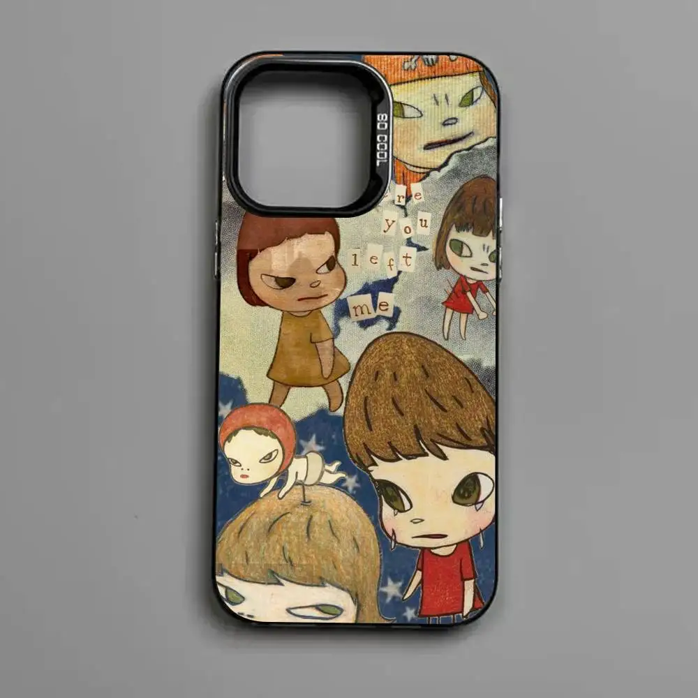 Japan Yoshimoto Nara Cartoon Girl Colorful Phone Case