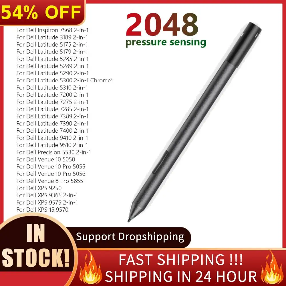 Stylus Pencil for Dell Latitude 5300 5310 7200 7210 7285/Dell XPS