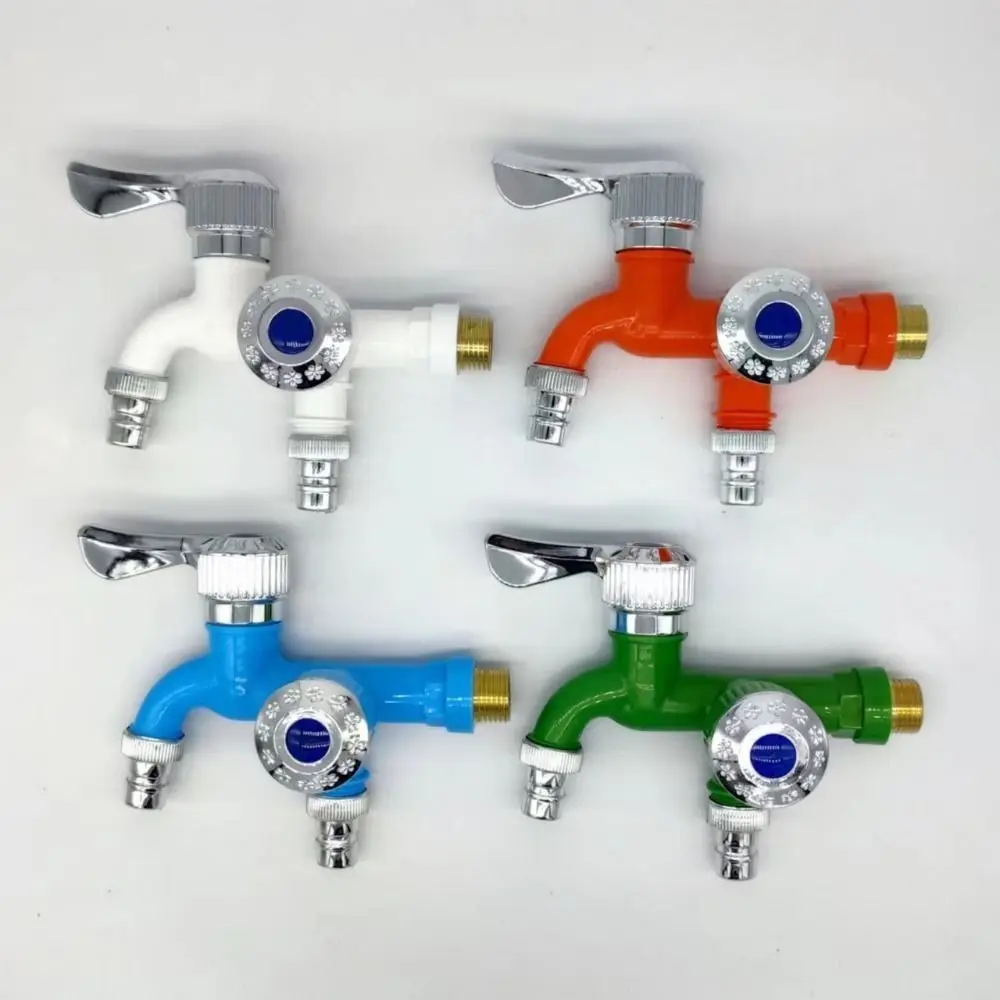 

Универсальный интерфейсный кран для стиральной машины, многофункциональный бронзовый кран с двумя насадками, двойной распылитель на кран