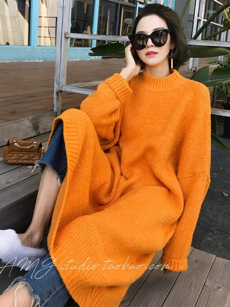 Winter Women'S Dress 2021 Bodycon Sweater Women Dress Long Sleeve