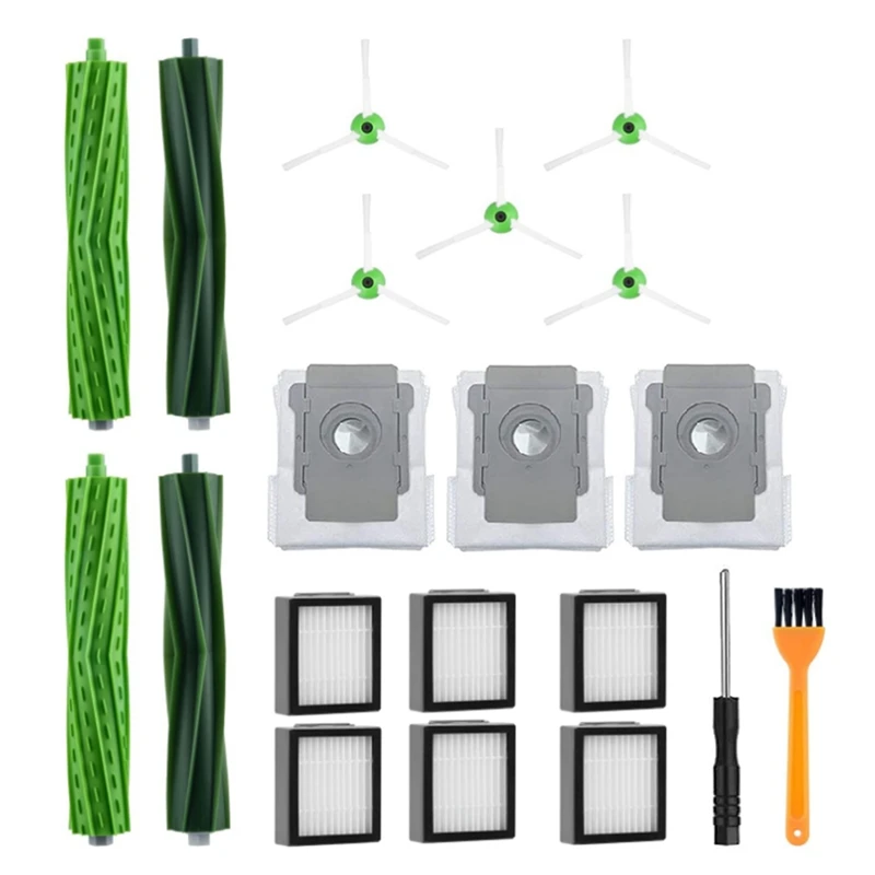 Kit Accessori Per Parti Spazzole Principali Per Irobot Roomba Irobot Series E5, E6, E7, I7, I7 +, I7 Plus, I4 +, I3 +, I6 +, I8 +, J7
