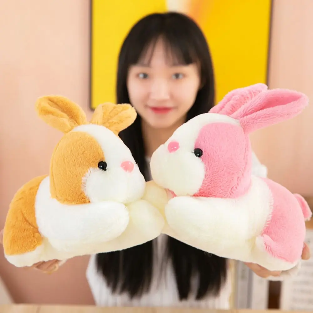 

Bunny Fluffy Appease Doll 4 Colors Soothing Home Decor Lying Rabbit Plush Toys Bunny Stuffed Doll Stuffed Animal Toys Toy Doll