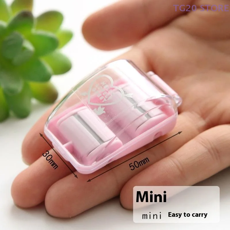 1 pz gomma mini portatile da tavolo gomma briciole collezionisti manuale spazzatrice da tavolo aspirapolvere studenti Gif - immagine 6