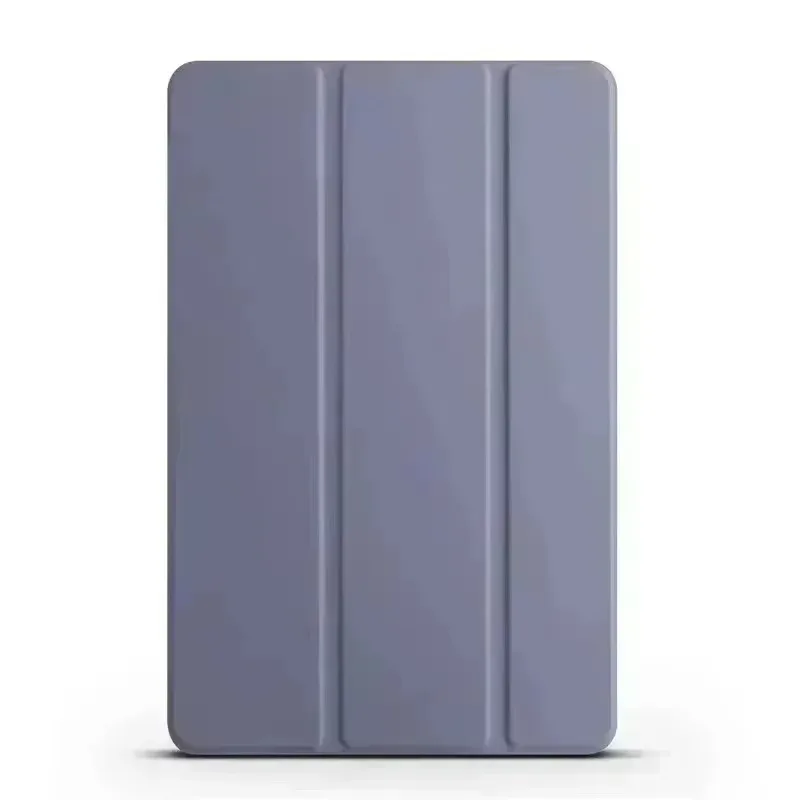 Premium Trifold Stand PU Silicone Soft Back Tablet Cover