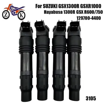 4Pcs Motorcycle Ignition Coil For SUZUKI GSX1300R Hayabusa 1300R GSXR1000 GSF GSX 650F Bandit 650 Ignition Parts 129700-4400 1