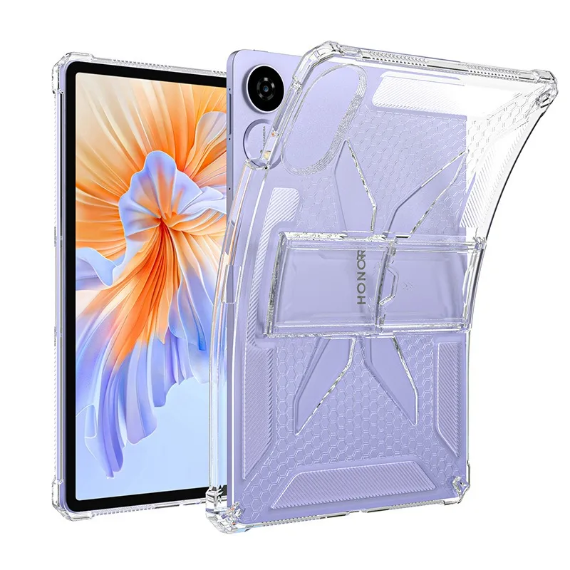 Enhanced Silicone Tablet Case with Pen Slot, Soft Protective Cover