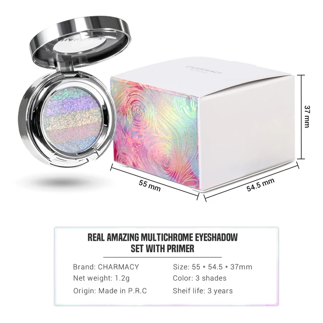 Rainbow Duo Chrome Highlighter Eye Shadow Makeup 3
