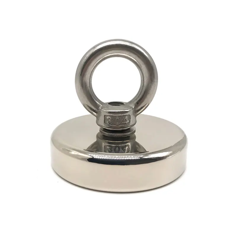 Powerful Strong Neodymium Fishing Magnets Super Power Salvage Search Magnetic Hook Sea Fishing Rare Earth Magnets Salvage Rings
