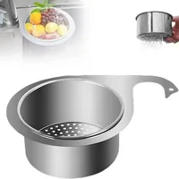ตะกร้ากรองเศษอาหารในอ่างล้างจานแบบแขวน สแตนเลส สำหรับก๊อกน้ำในครัว 1-10 ชิ้น 1