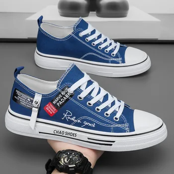 Scarpe casual Scarpe di tela da uomo Sneakers da uomo Scarpe sportive da uomo traspiranti Scarpe di stoffa nere Tendenza Lettera Scarpe da uomo Sneaker dal taglio basso 1