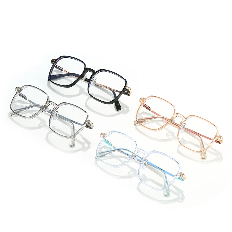 Ultralight Big Frame Student Myopia Glasses With Degree Fashion Single Minus Lens Prescription Eyeglasses 0 -0.5 -0.75 To -6.0