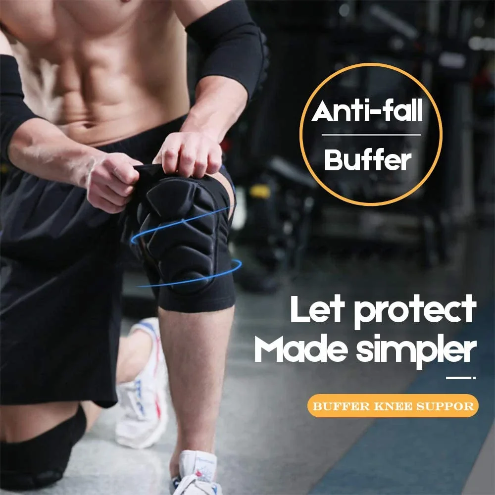 Compression Knee Brace 1 Pair Knee Elbow Pads Support for Cycling Snowboard Roller Skating Skateboard Extreme Sports