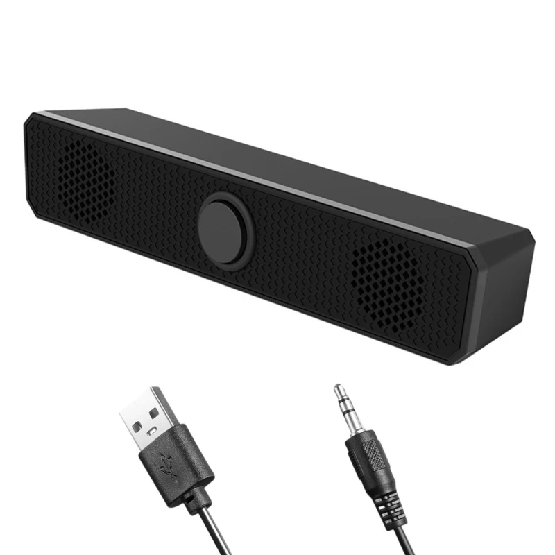 컴퓨터 스피커 컴퓨터 노트북 게임, 연결용 스테레오 USB 전원 사운드 바 스피커
