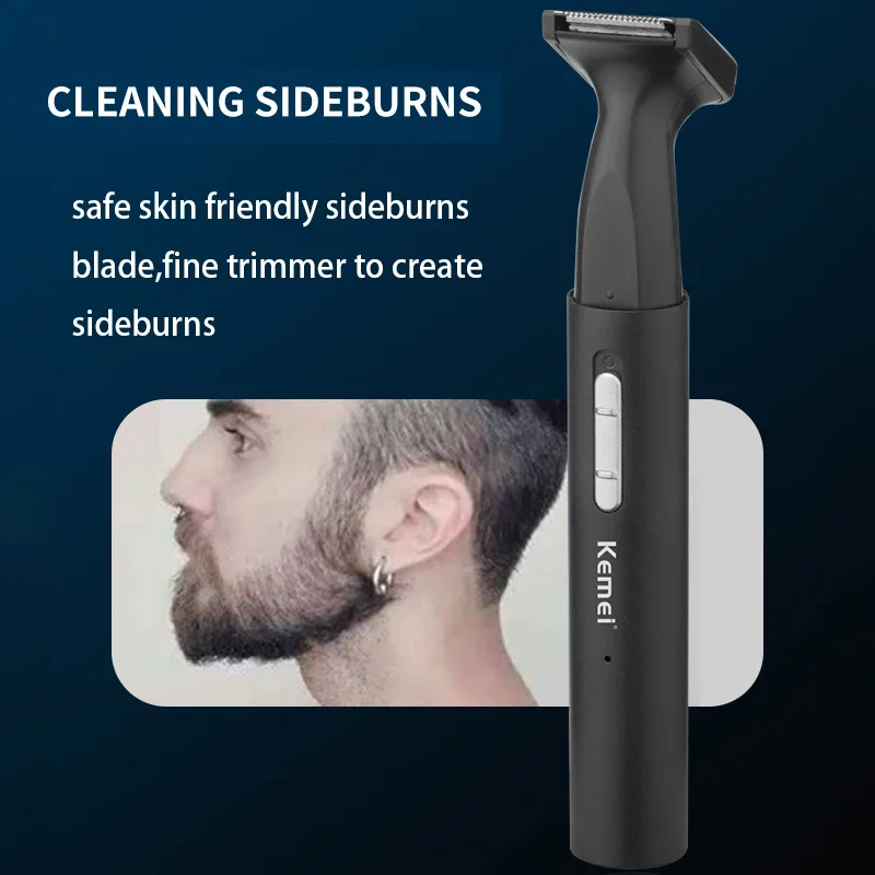 Hair Trimmer Rechargeable All in One Hair Trimmer Pen for Men Grooming Electric Beard Trimmer Facial Body Eyebrow Nose Ear Neck