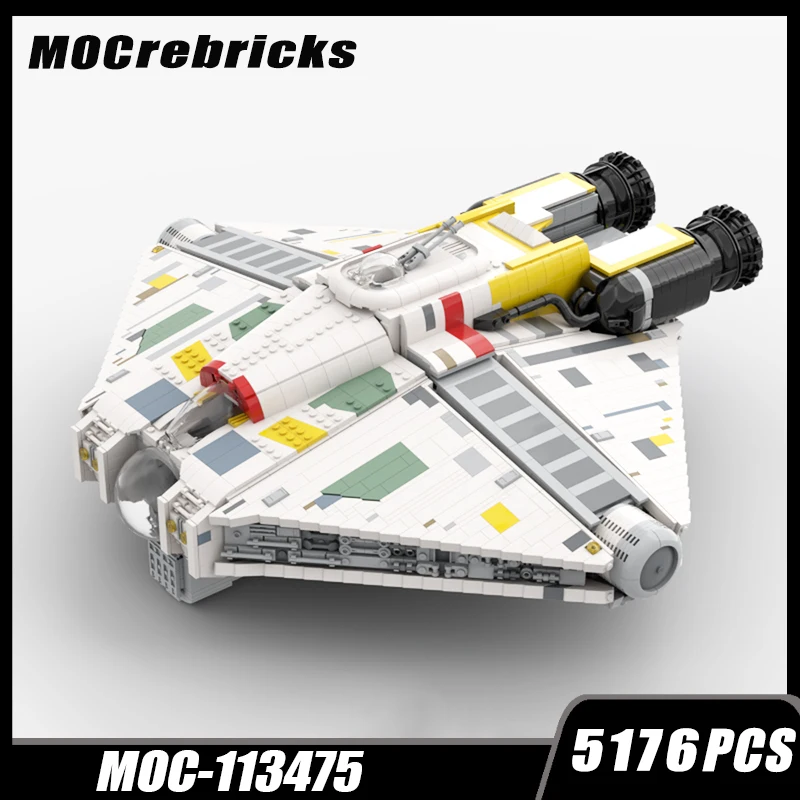 Space UCS Series Ghost Corellian Transport MOC Building Blocks