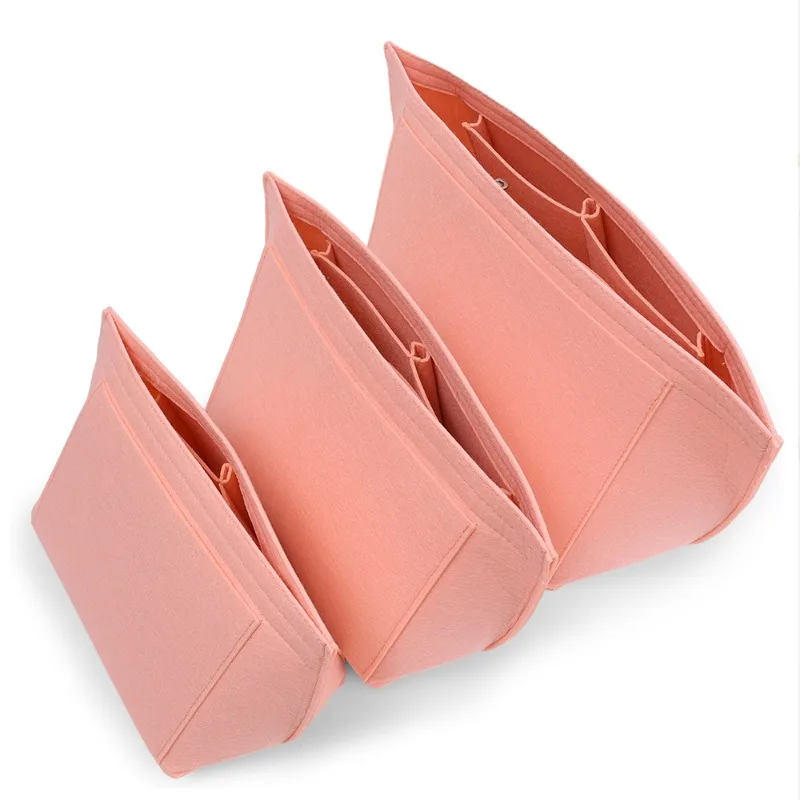Felt Bags Longxiang Inner Liner Luggage Cosmetics Storage Pouch Women Division Organizing Multifunctional Travel Washing Bag
