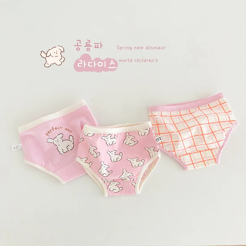 3pcs/lot Girls Cotton Underwear Kids Large Size Boxer Briefs Teenager Plus  Size Underwear Children Triangle Flat Angle Panties